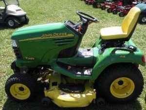 JOHN DEERE X465 X475 X485 X575 X585 LAWN & GARDEN TRACTOR Service ...