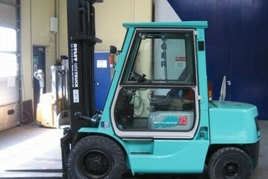 mitsubishi forklift year by serial number
