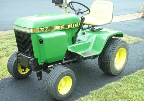 John Deere 317 Hydrostatic Tractor Service Repair Manual (tm1208 ...